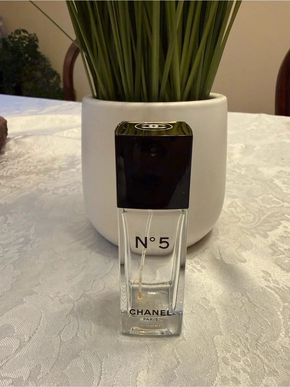 CHANEL N°5 Empty Perfume Bottle with Black Cap